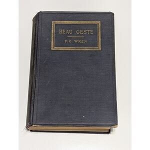 VTG Beau Geste P.C. Wren 1925 Vintage Book 26th Printing Percival Christopher